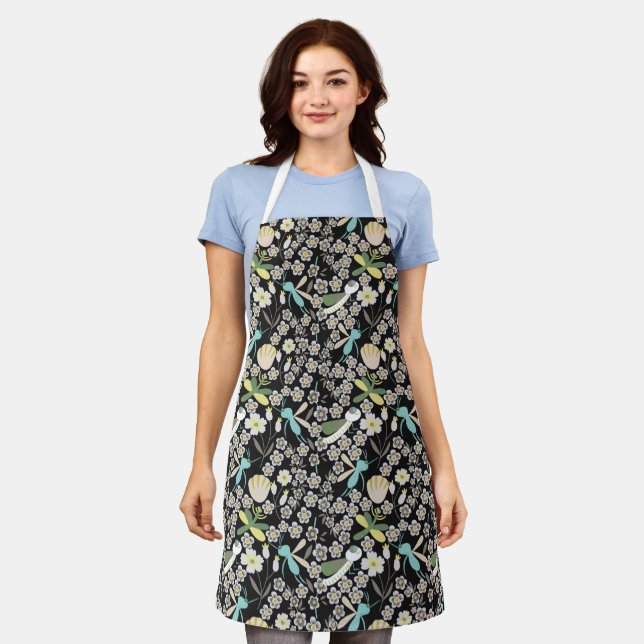 Beautiful Spring Pattern Apron (Worn)