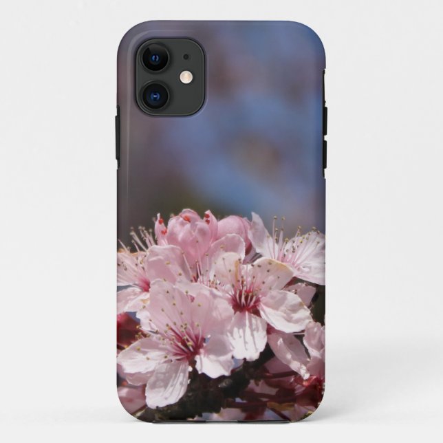 beautiful spring pink cherry blossoming tree. Case-Mate iPhone case (Back)