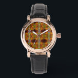 Beautiful Stained Glass Window Pattern  Watch<br><div class="desc">Beautiful Stained Glass Window Pattern Watch.  Enjoy!</div>