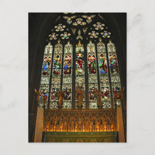 Beautiful Stained Glass Window Post Card