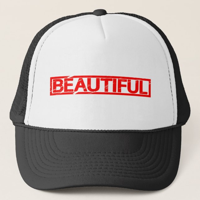 Beautiful Stamp Trucker Hat (Front)