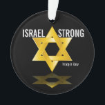 Beautiful Star of David Ornament<br><div class="desc">Customise or delete the back. As with most of my product, this is an act of love for you, and it warms my heart as I create. I paid the Legal Fees combined to license this art to use on my Zazzle store for you (and I will only design on...</div>