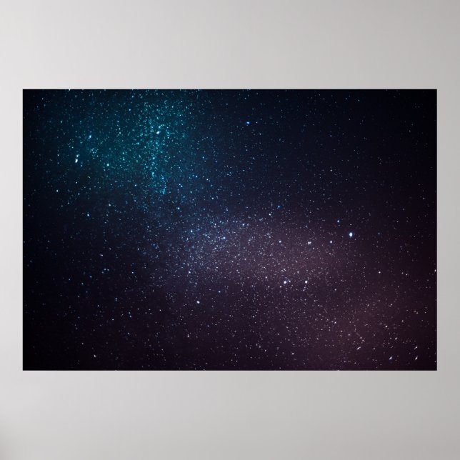 Beautiful starry sky poster (Front)