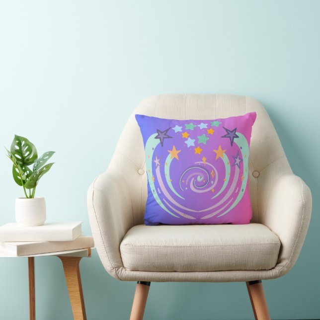 beautiful stars and heart cushion (Chair)