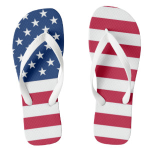 beautiful stars and stripes thongs