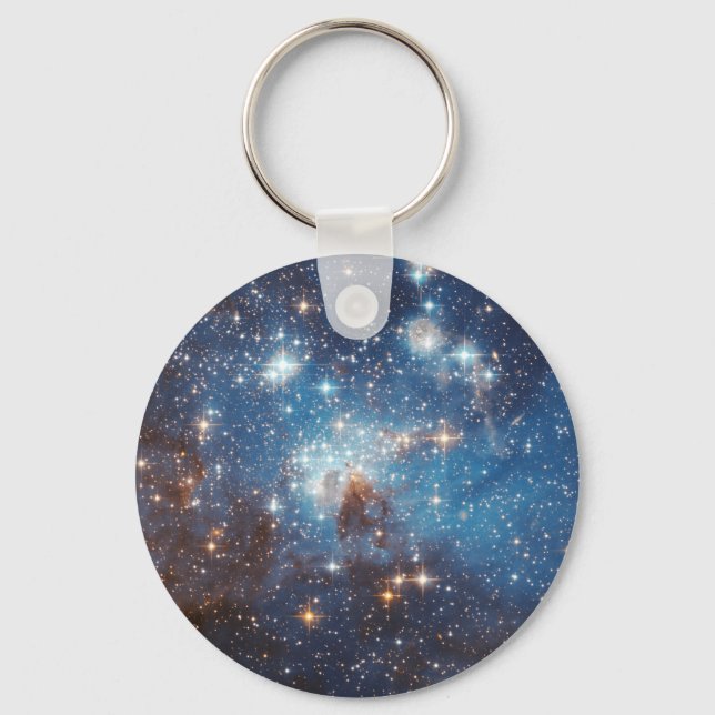 Beautiful stars tissue paper key ring (Front)