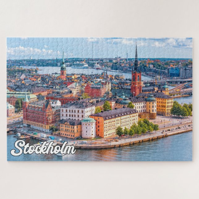 Beautiful Stockholm, Sweden Jigsaw Puzzle (Horizontal)