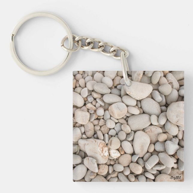 beautiful stone key ring (Front)