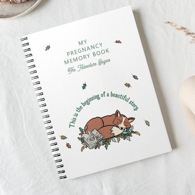 Beautiful Story Pregnancy Memory Book Journal (Woodland Fox Pregnancy Journal)