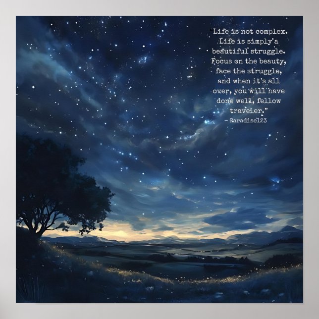 Beautiful Struggle Poster (Front)