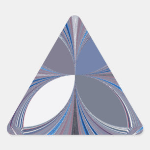 Beautiful stunning  Butterfly soft blue colours Ar Triangle Sticker