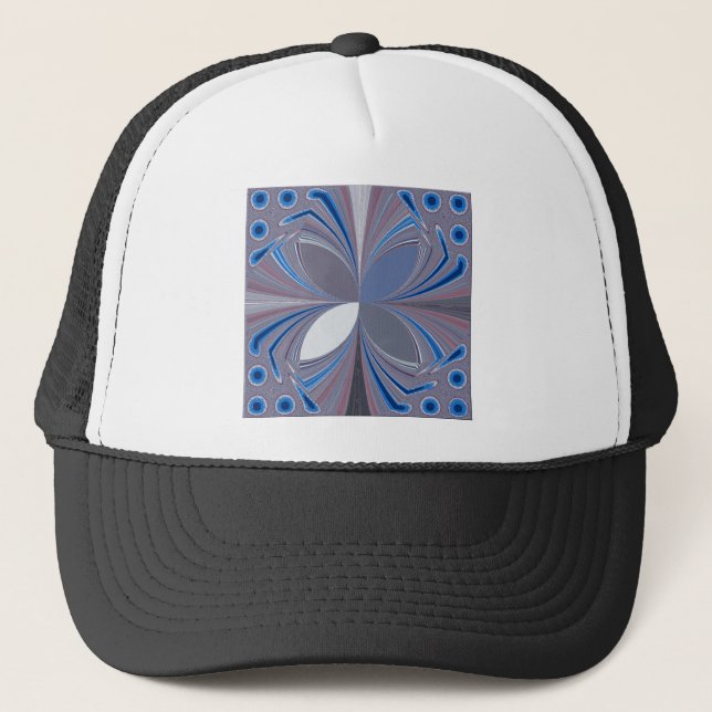 Beautiful stunning  Butterfly soft blue colours Ar Trucker Hat (Front)