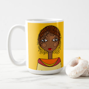 Beautiful Stylised Face Mug