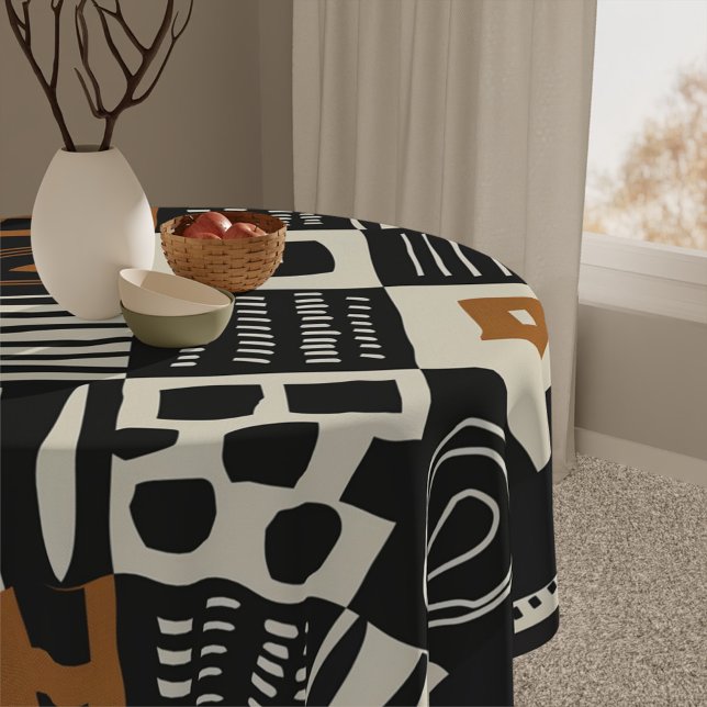 Beautiful Stylish African Mud Cloth Table Cloth  (Beautiful Stylish African Mud Cloth Table Cloth)