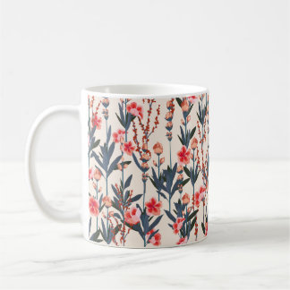 Beautiful Stylish Garden florals pattern in the ma Coffee Mug