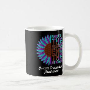 Beautiful Suicide Prevention Awareness Sunflower W Coffee Mug