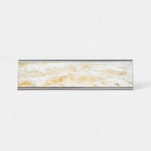 Beautiful Summer Beach Sunset Photo Desk Name Plate