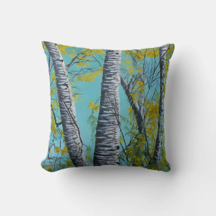 Beautiful Summer Birch Cushion