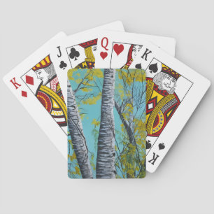 Beautiful Summer Birch Playing Cards