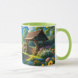 Beautiful Summer, colourful illustration, Mug