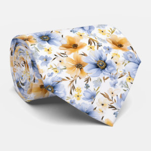 Beautiful Summer Floral Neck Tie