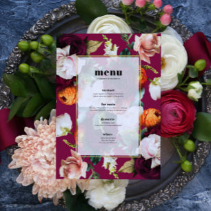 Beautiful Summer Flowers  Invitation