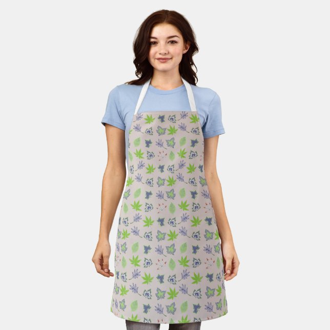 Beautiful Summer Pattern Apron (Worn)