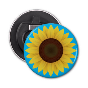 Beautiful Summer Sunflower Bottle Opener