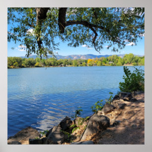 Beautiful Summer's Day City Park Fort Collins CO Poster