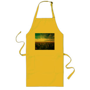beautiful sun flowers field with cloudy blue sky a long apron