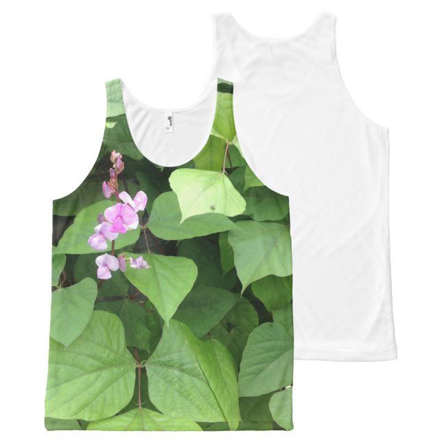 Beautiful Sunday Cactus Gardens, LA Nature Photo All-Over Print Singlet (Front and Back)
