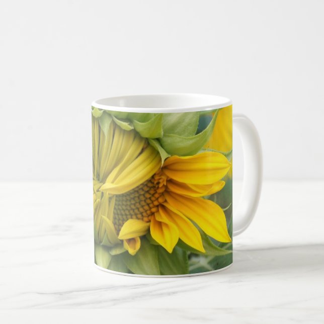 Beautiful Sunflower Coffee Mug (Front Right)