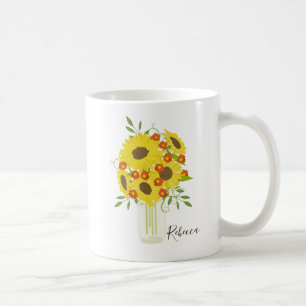 Beautiful Sunflower Coffee Mug