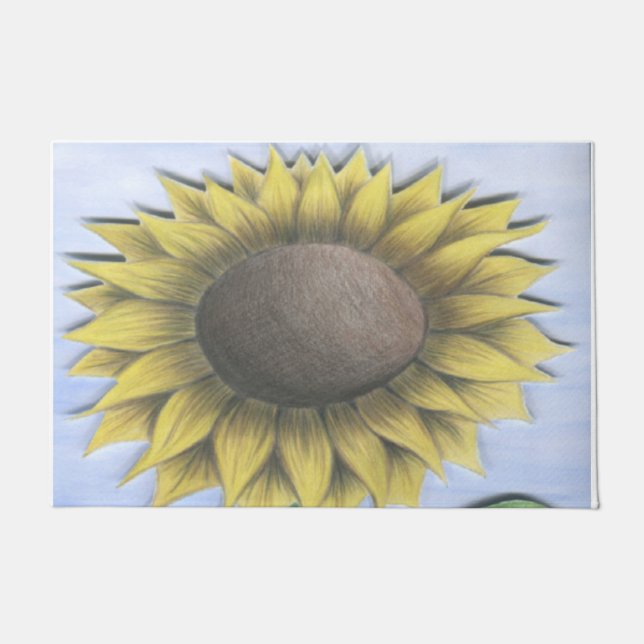 Beautiful Sunflower Doormat (Front)