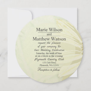 Beautiful Sunflower Floral design Invitation