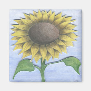 Beautiful Sunflower Magnet