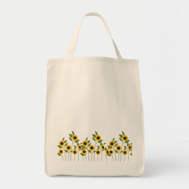 Beautiful Sunflower Tote Bag (Front)