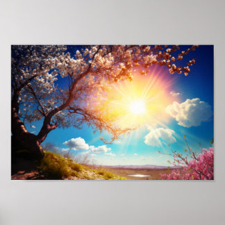 Beautiful Sunny Bright Day Art Poster