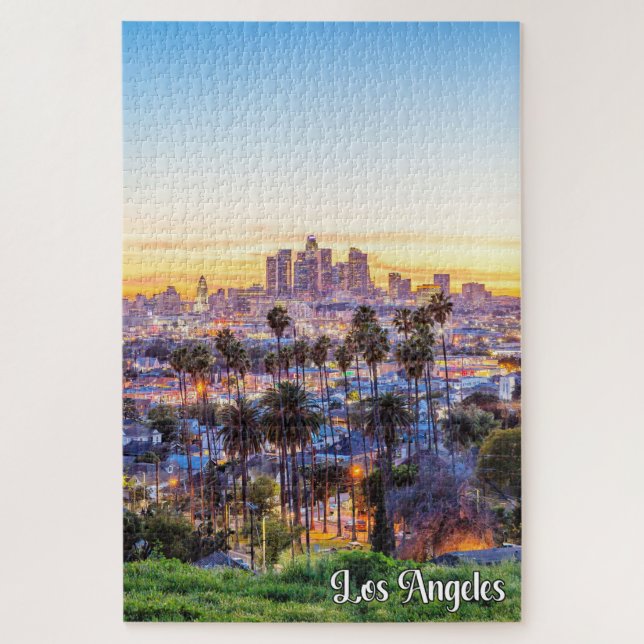 Beautiful Sunny Day In Los Angeles, California Jigsaw Puzzle (Vertical)