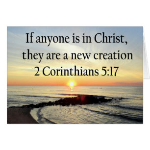 BEAUTIFUL SUNRISE 2 CORINTHIANS 5:17 DESIGN