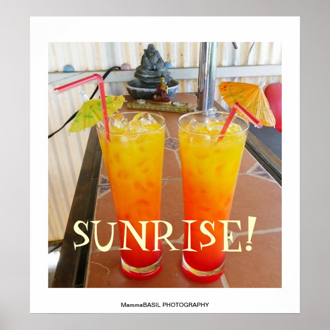 Beautiful Sunrise Poster! Poster (Front)