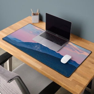 Beautiful sunrise view on Nanos from Šilentabor, S Desk Mat