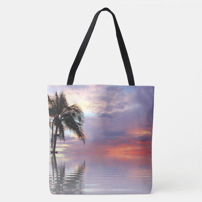 “Beautiful  Sunset” All Over Print Tote Bag (Front)