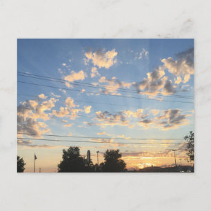 Beautiful Sunset and Clouds Postcard