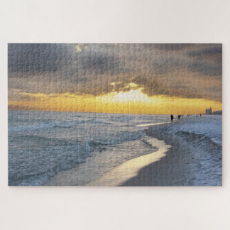 Beautiful Sunset at Pensacola Beach, Florida Jigsaw Puzzle