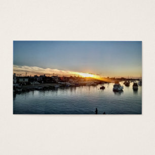 Beautiful Sunset at the Harbour in Balboa Island