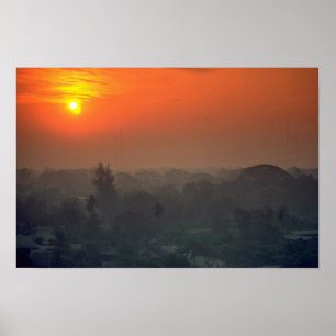 Beautiful Sunset: Bangkok, Thailand Poster