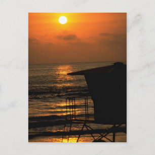 Beautiful Sunset: Carlsbad, California Postcard
