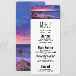 Beautiful Sunset Coastal Photograph Invitation