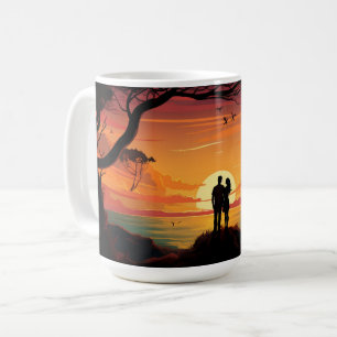 Beautiful sunset coffee mug